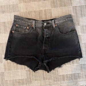 Levis 501 Black Ombré Short